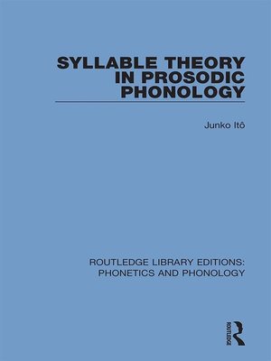cover image of Syllable Theory in Prosodic Phonology